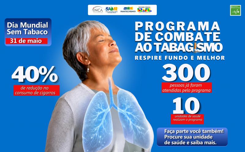 Programa Antitabagismo ajuda moratenses a parar de fumar